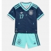 Maglie da calcio Germania Florian Wirtz #17 Seconda Maglia Bambino Mondiali 2026  Manica Corta + Pantaloni corti)